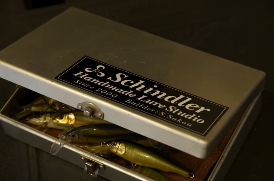 アルミボックスに貼ったシンドラーステッカー