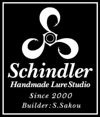 黒い縦長シンドラーステッカー