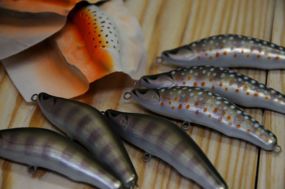 ナチュラルなイワナの色塗り