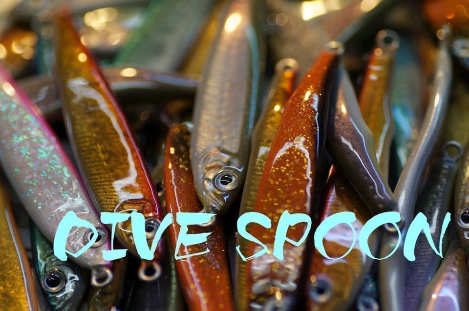 キャンディーのような色合いのダイブスプーン